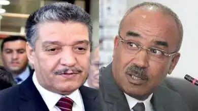 الوزير الأول الأسبق، نورالدين بدوي، والوزير الأسبق للصحة، عبد المالك بوضياف