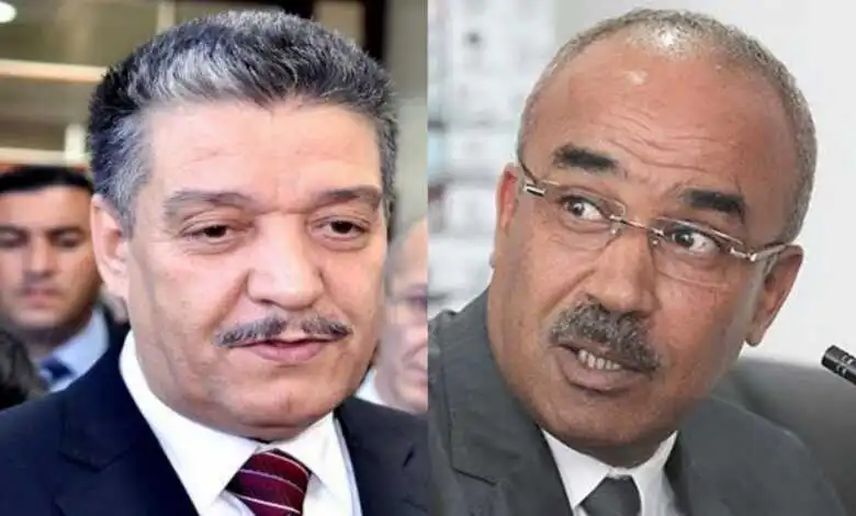 الوزير الأول الأسبق، نورالدين بدوي، والوزير الأسبق للصحة، عبد المالك بوضياف